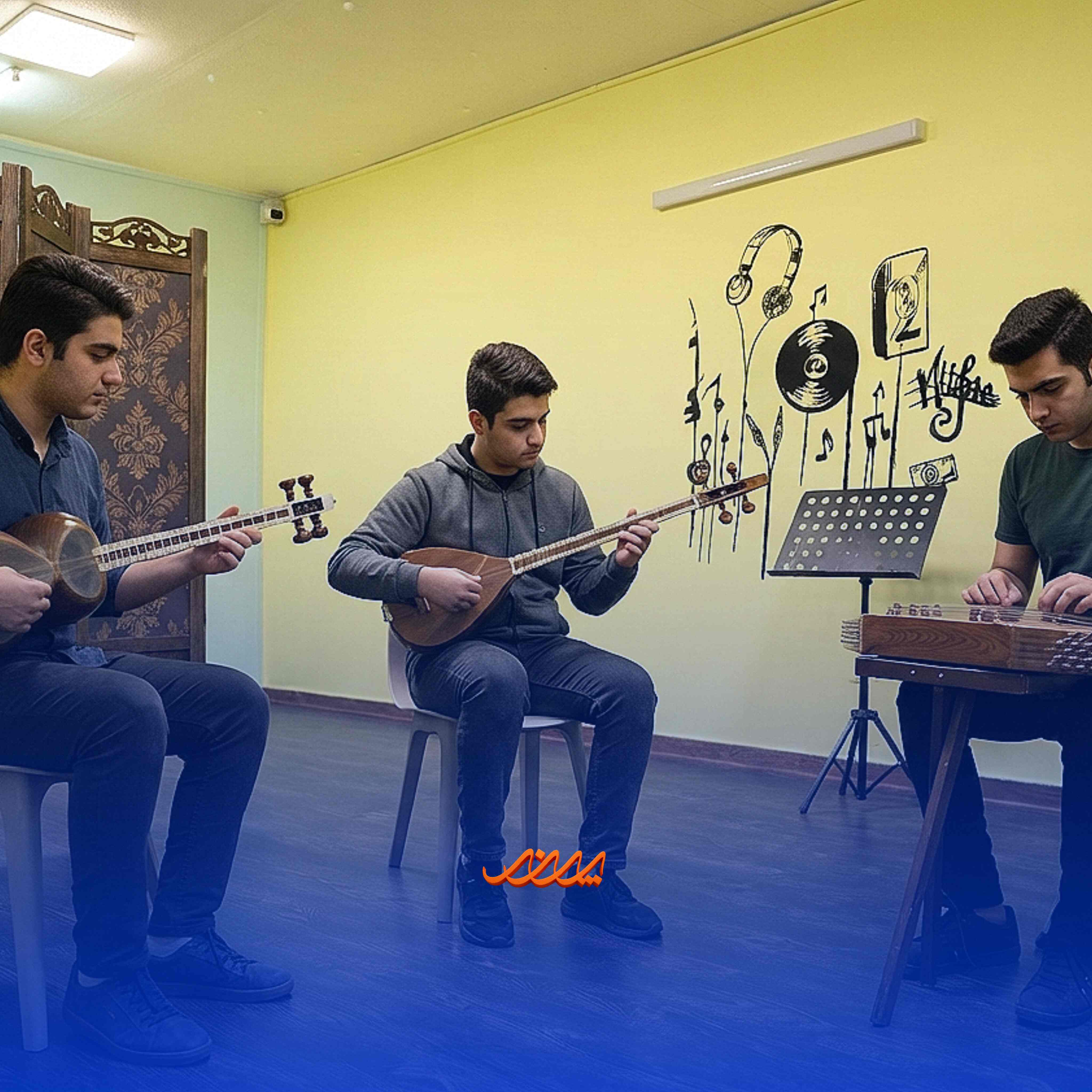 کلاس تار سنتور یا سه تار؟